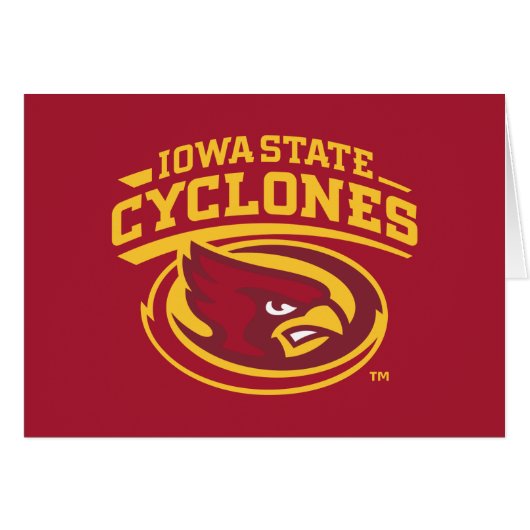 Iowa State Cyclones | Arched Mascot Logo (Front Horizontal)