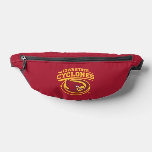 Iowa State Cyclones  Arched Mascot Logo Fanny Pack