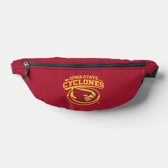 Iowa State Cyclones | Arched Mascot Logo Fanny Pack (Lay Down)