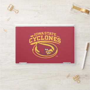 Iowa State Cyclones   Arched Mascot Logo HP Laptop Skin