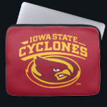 Iowa State Cyclones | Arched Mascot Logo Laptop Sleeve<br><div class="desc">Check out these new Iowa State University designs! Show off your ISU Cyclone pride with these new Iowa State products. These make perfect gifts for the Cyclone student, alumni, family, friend or fan in your life. All of these Zazzle products are customizable with your name, class year, or club. Go...</div>