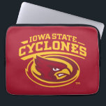 Iowa State Cyclones | Arched Mascot Logo Laptop Sleeve<br><div class="desc">Check out these new Iowa State University designs! Show off your ISU Cyclone pride with these new Iowa State products. These make perfect gifts for the Cyclone student, alumni, family, friend or fan in your life. All of these Zazzle products are customizable with your name, class year, or club. Go...</div>