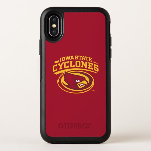 Iowa State Cyclones  Arched Mascot Logo OtterBox Symmetry iPhone X Case