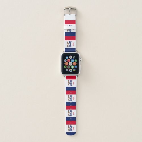 Iowa State Flag Apple Watch Band
