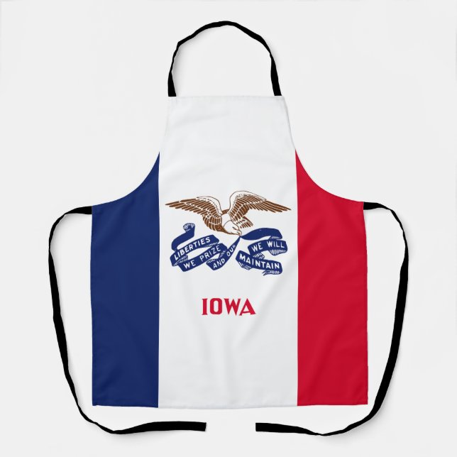 Iowa State Flag Apron (Front)