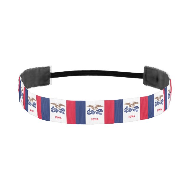 Iowa State Flag Athletic Headband (Front)