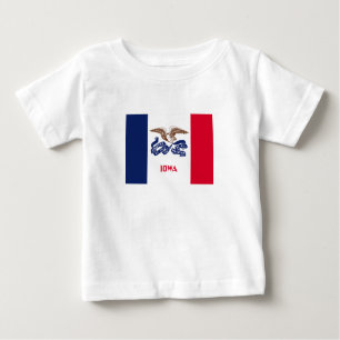 Iowa State Flag Baby T-Shirt
