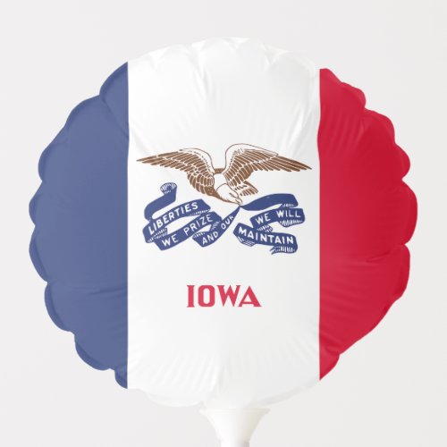 Iowa State Flag Balloon
