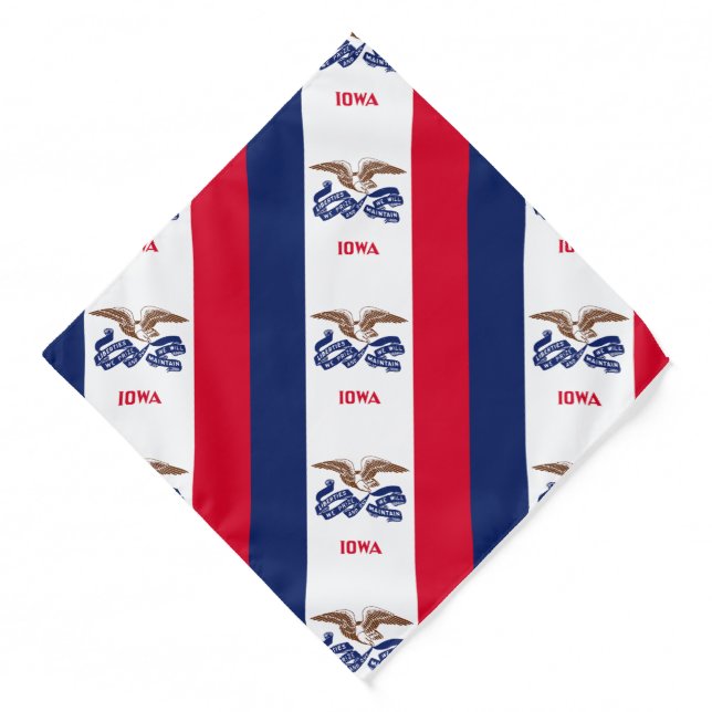 Iowa State Flag Bandana (Front)