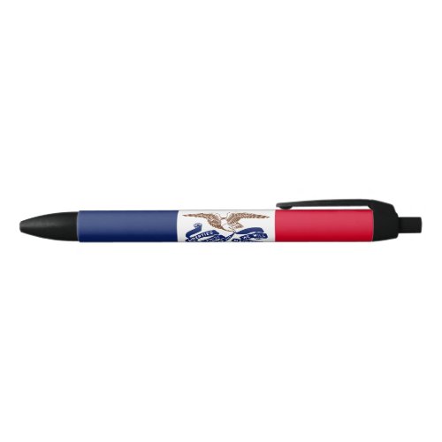 Iowa State Flag Blue Ink Pen