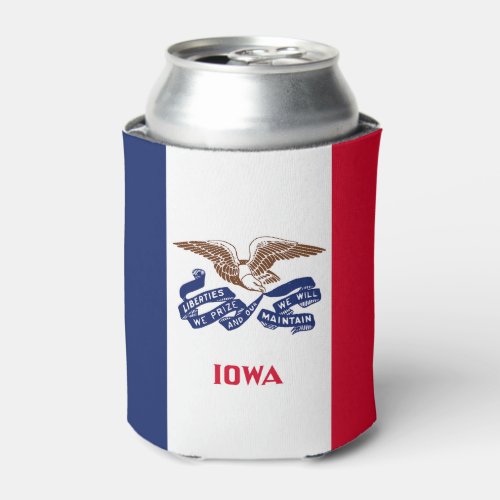 Iowa State Flag Can Cooler
