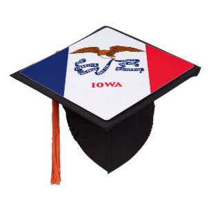 Iowa State Flag Design Graduation Cap Topper