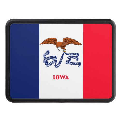 Iowa State Flag Design Hitch Cover