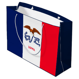 Iowa State Flag Design Large Gift Bag