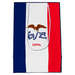 Iowa State Flag Design Medium Gift Bag