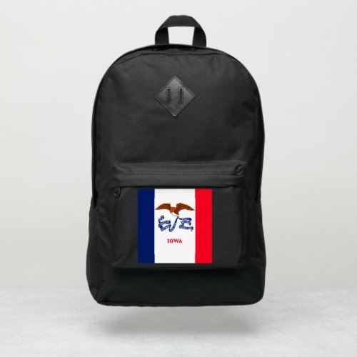 Iowa State Flag Design Port Authority Backpack