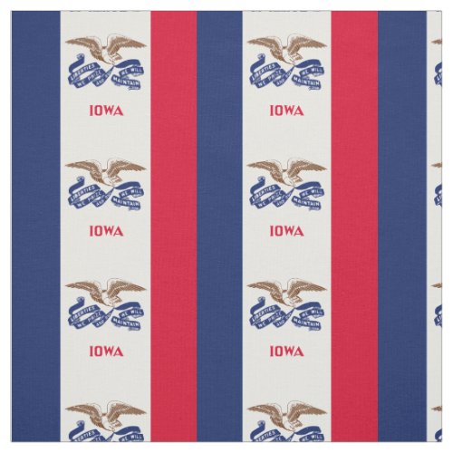 Iowa State Flag Fabric