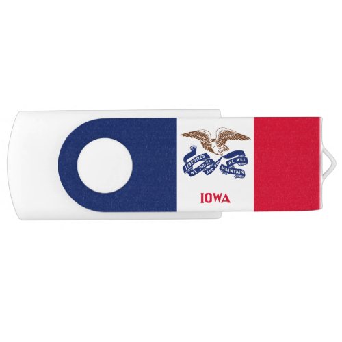 Iowa State Flag Flash Drive