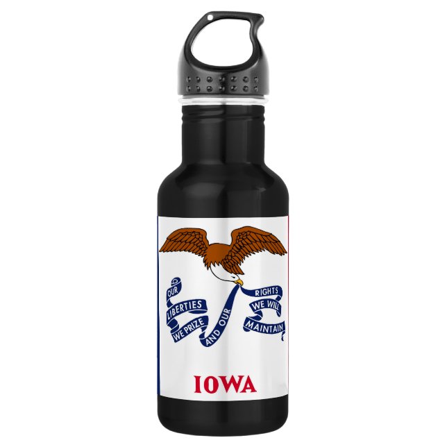Iowa State Flag Liberty Bottle (Front)