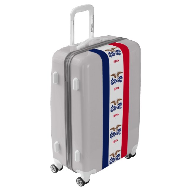 Iowa State Flag Luggage (Rotated Left)
