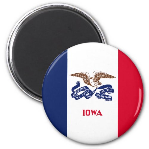 Iowa State Flag Magnet