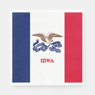 Iowa State Flag Napkins
