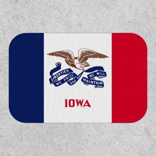 Iowa State Flag Patch
