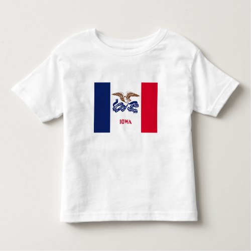 Iowa State Flag Toddler T_shirt