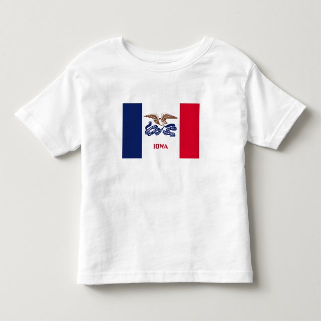 Iowa State Flag Toddler T-shirt (Front)