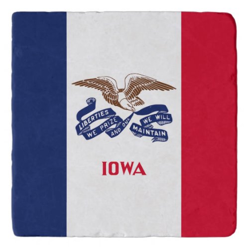 Iowa State Flag Trivet