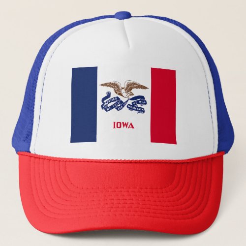 Iowa State Flag Trucker Hat