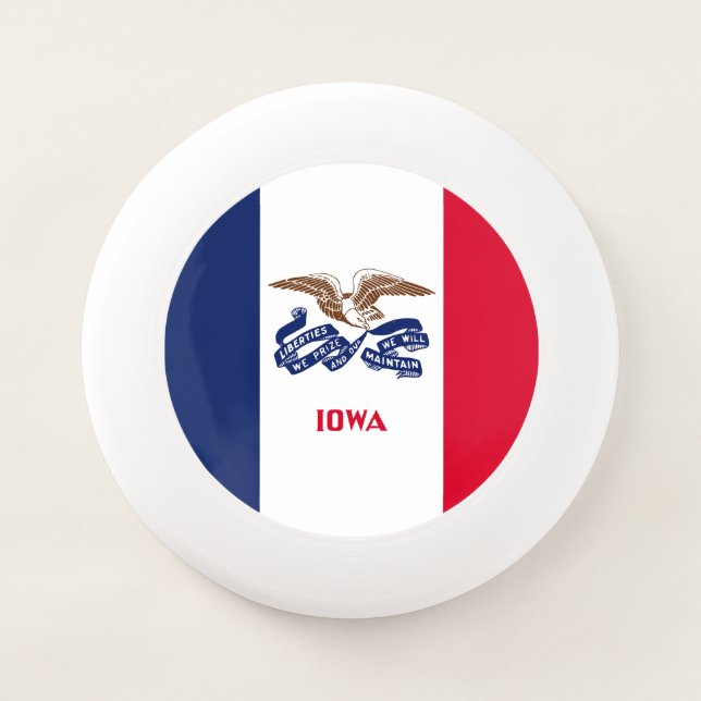 Iowa State Flag Wham-O Frisbee (Front)