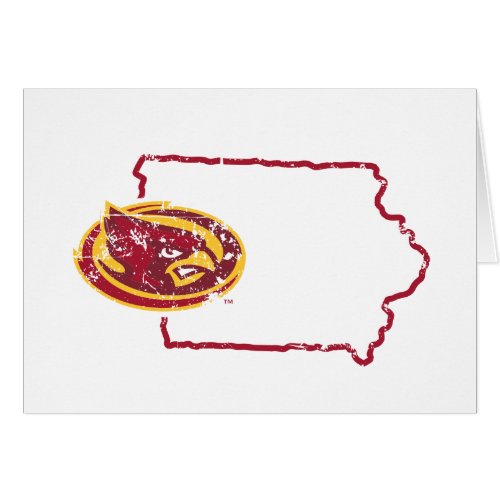 Iowa State Logo Distressed