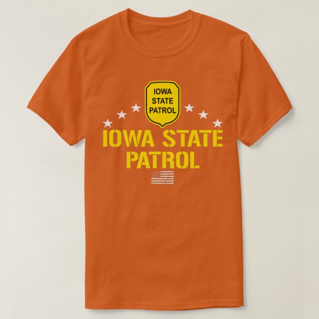 Iowa State Patrol T-Shirt (Design Front)