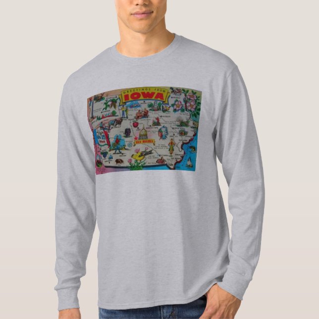 Iowa State Penny Postcard T-Shirt (Front)