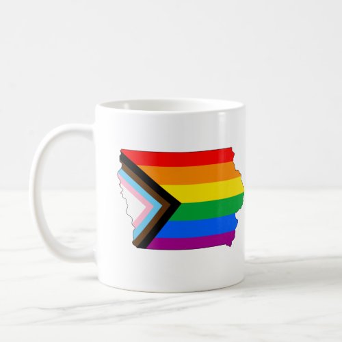 Iowa State Pride LGBTQ Progress Pride Coffee Mug