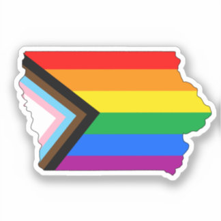Iowa State Pride LGBTQ Progress Pride Sticker