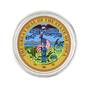 Iowa State Seal - Lapel Pin