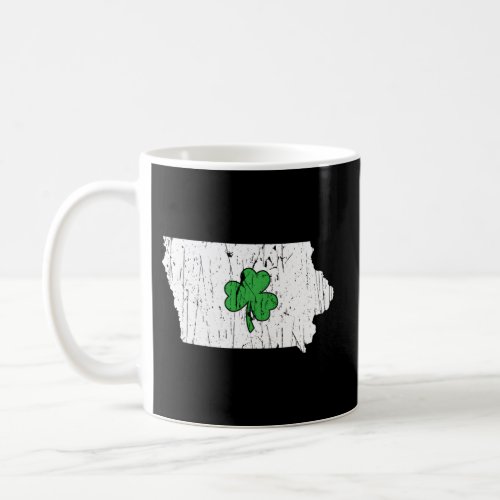 Iowa State St PatrickS Day Iowa Green Shamrock Coffee Mug