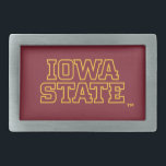 Iowa State University | Block Design Belt Buckle<br><div class="desc">Check out these new Iowa State University designs! Show off your ISU Cyclone pride with these new Iowa State products. These make perfect gifts for the Cyclone student, alumni, family, friend or fan in your life. All of these Zazzle products are customizable with your name, class year, or club. Go...</div>