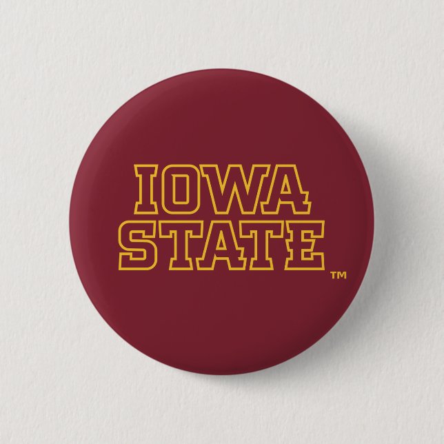Iowa State University | Block Design Button (Front)