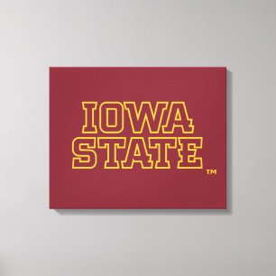 Iowa State University   Block Design Canvas Print