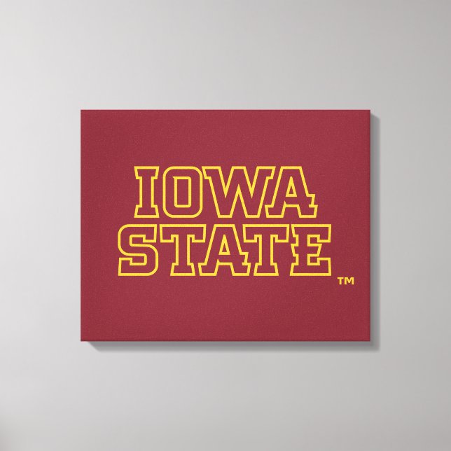 Iowa State University | Block Design Canvas Print (Front)