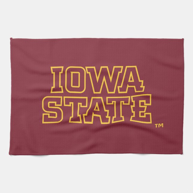 Iowa State University | Block Design Kitchen Towel (Horizontal)