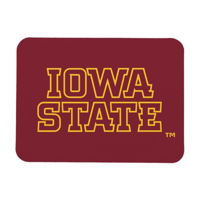 Iowa State University | Block Design Magnet (Horizontal)