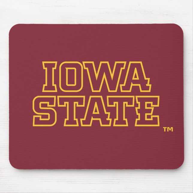 Iowa State University | Block Design Mouse Pad (Front)