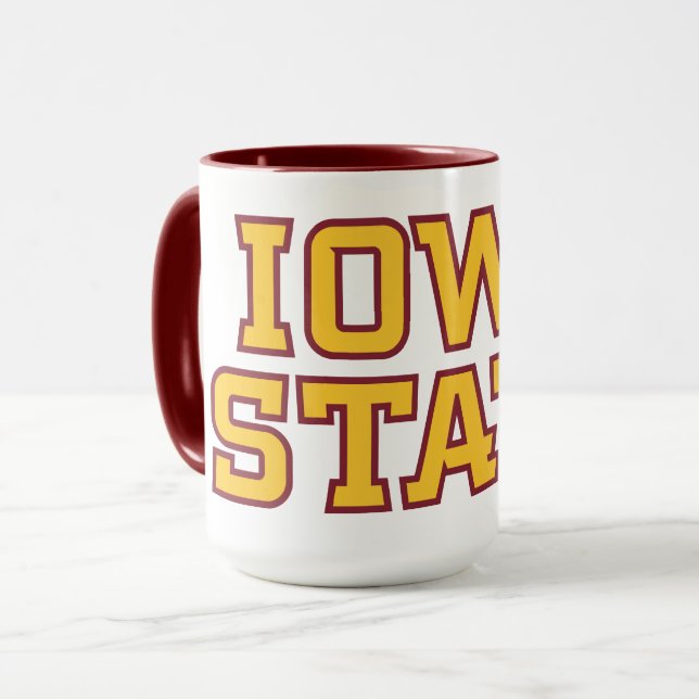 Iowa State University | Block Design Mug (Front Left)