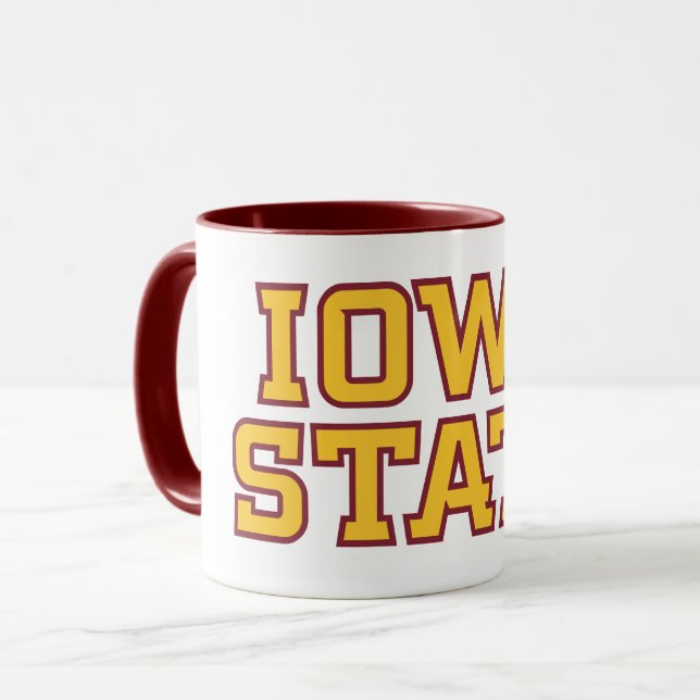 Iowa State University | Block Design Mug (Front Left)