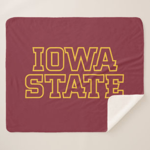 Iowa State University   Block Design Sherpa Blanket