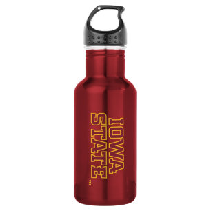 Iowa State University   Block Design Stainless Steel Water Bottle